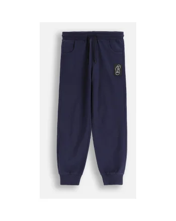 Pantaloni de trening cu buzunare si snur in talie