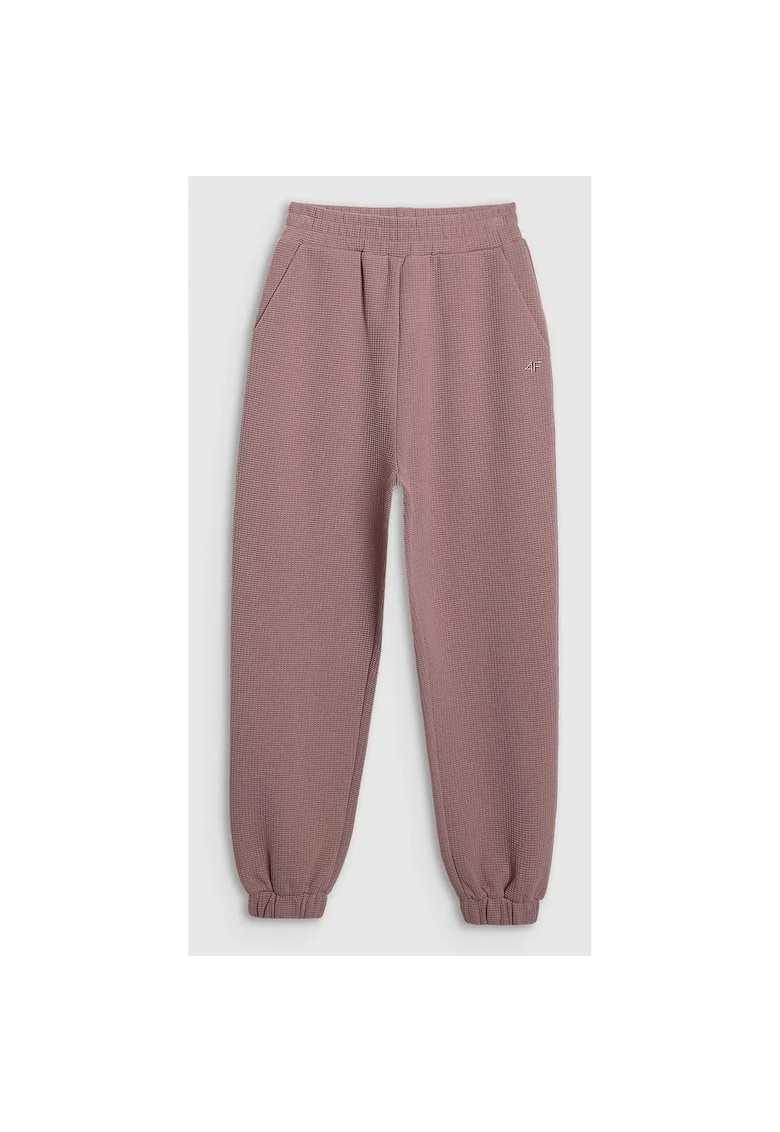 Pantaloni  bumbac, regular fit, Maro inchis