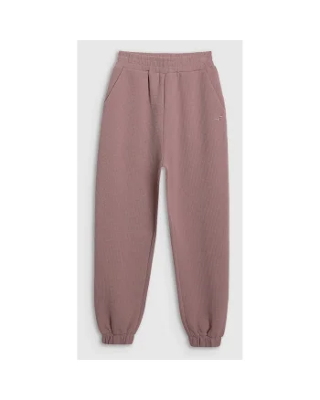 Pantaloni  bumbac, regular fit, Maro inchis