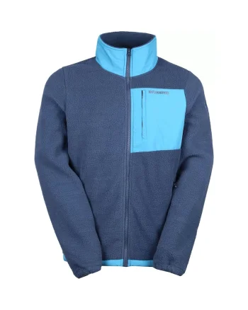 Jacheta regular fit din fleece Haven Hybrid, Albastru