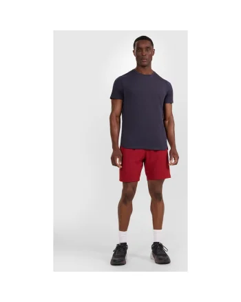 Pantaloni Scurti Sport, Sort Antrenament Barbati,  Poliester, Rosu, Rosu