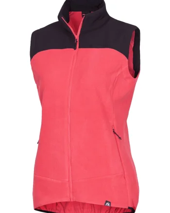 Women's fleece vest EVELIN
