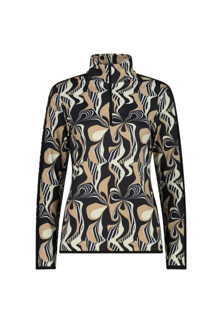 Fleece dama  34L4256, Negru/Bej