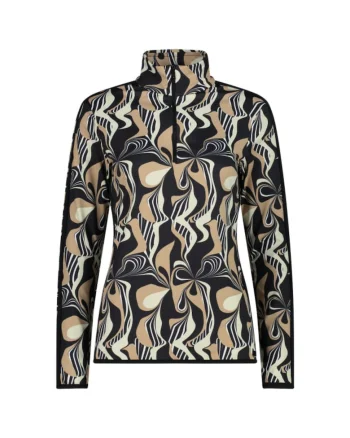 Fleece dama  34L4256, Negru/Bej