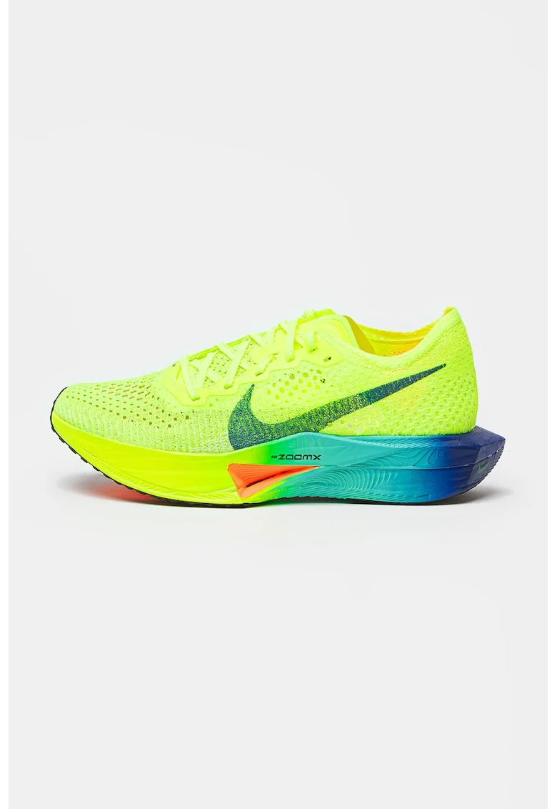 Pantofi de plasa, pentru alergare Zoomx Vaporfly, Verde neon/Albastru