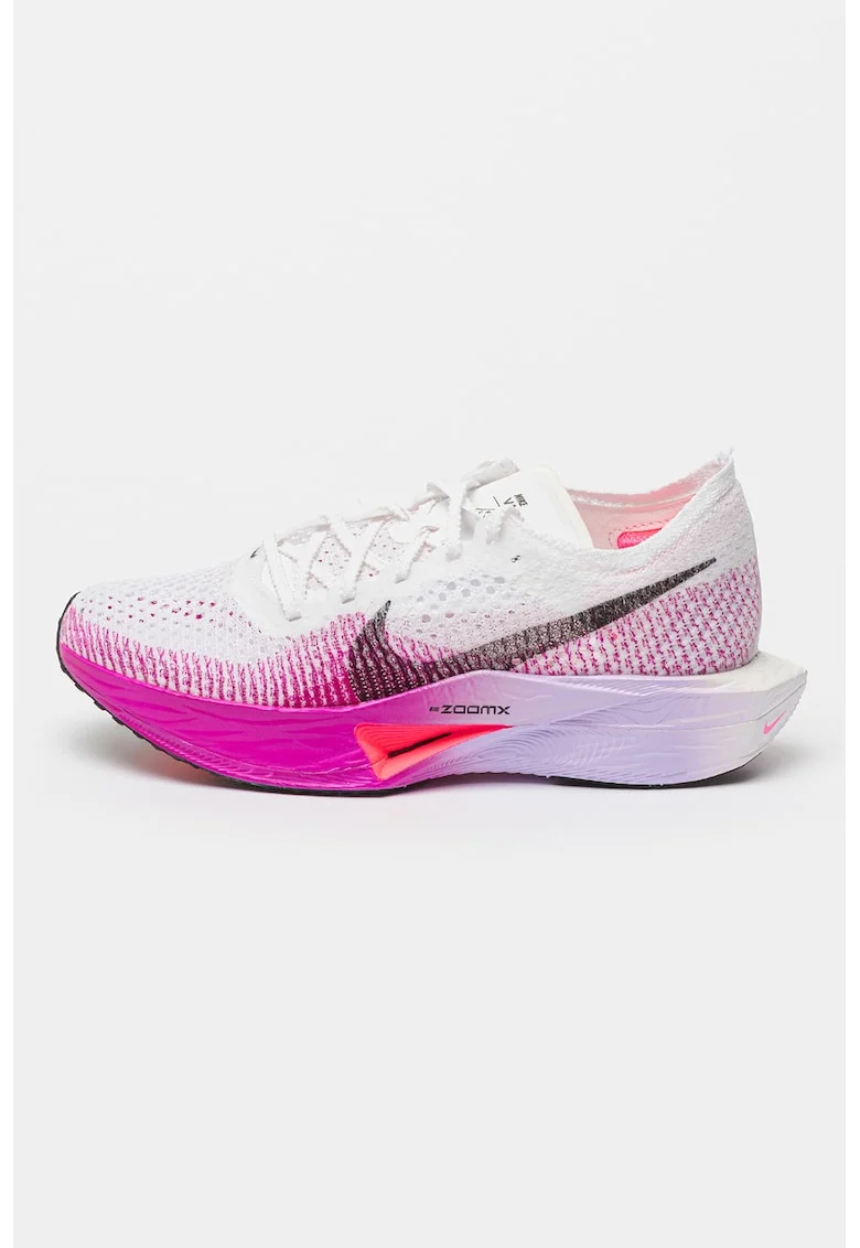 Pantofi de plasa, pentru alergare Zoomx Vaporfly, Alb/Violet