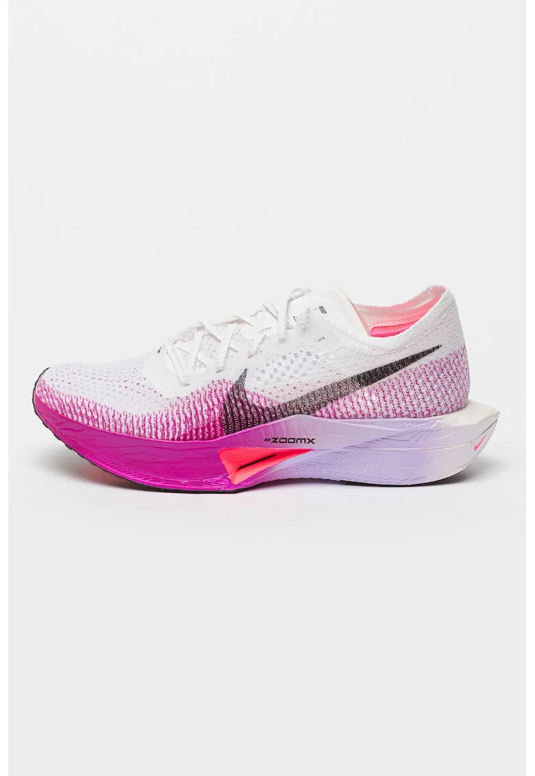 Pantofi de plasa pentru alergare Zoomx Vaporfly Next, Alb/Violet