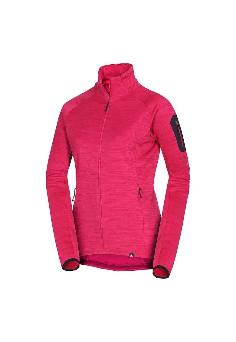 Fleece melange antipiling dama Tamara, Rosu