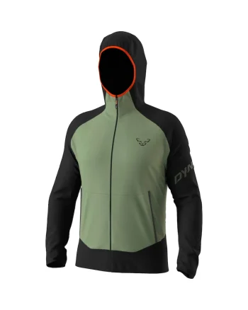 Jacheta trekking barbati  Transalper Light Polartec, Negru/Kaki