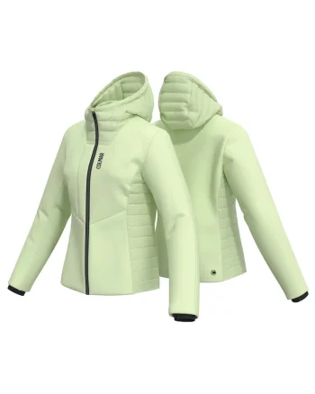 Jacheta schi dama  Ripstop Inserts, Verde deschis
