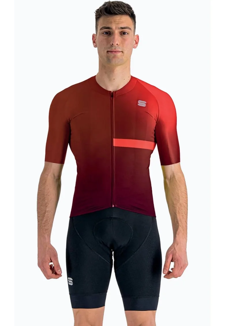Tricou ciclism barbati,  Rosu