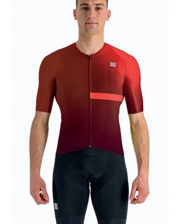 Tricou ciclism barbati,  Rosu