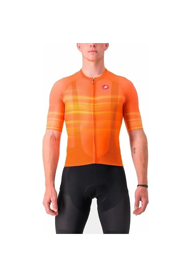 Tricou sport barbati,  Poliester, Portocaliu, Portocaliu