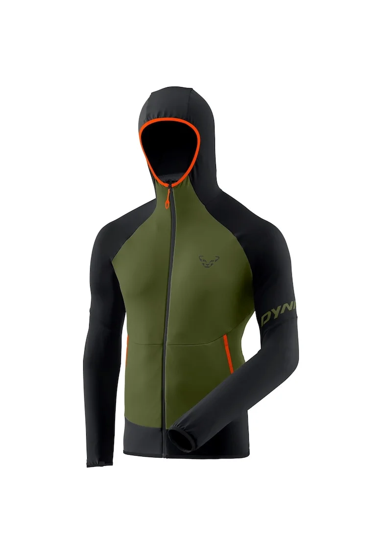 Jacheta trekking barbati  Transalper Light Polartec, Verde/Negru