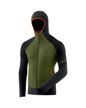Jacheta trekking barbati  Transalper Light Polartec, Verde/Negru