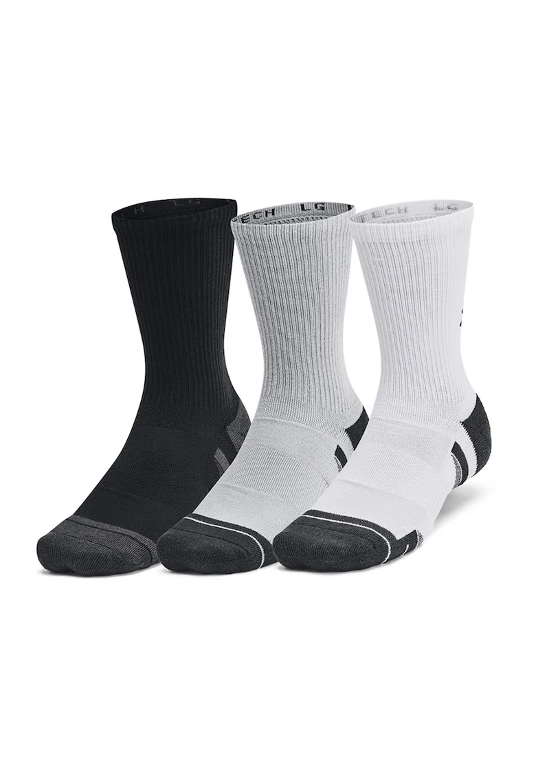 Set de sosete unisex pentru fitness Performance - 6 perechi, Alb/Negru/Gri