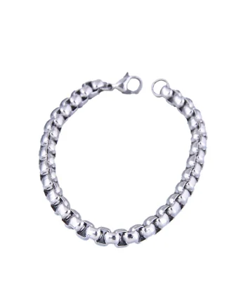 Bratara 4083 inox,  Argintiu, lungime 21 cm