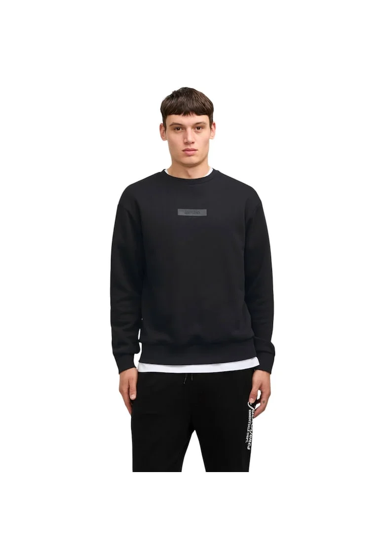 Bluza JACK &JONES Taka Crew 38517, Negru