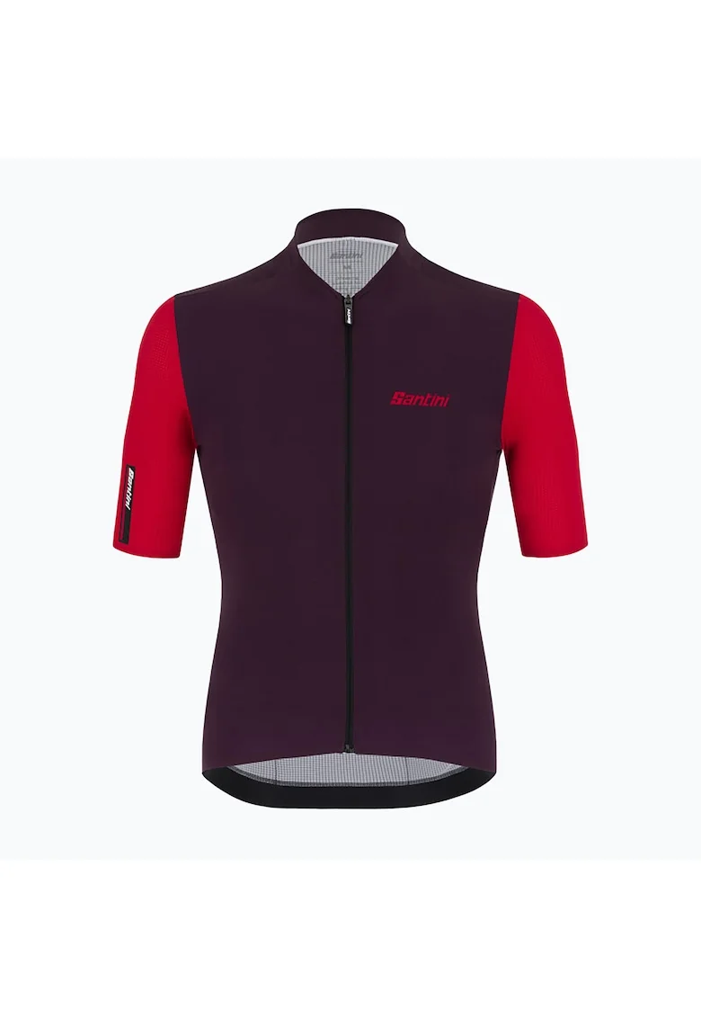 Tricou de ciclism pentru barbati,, Rosu/Negru