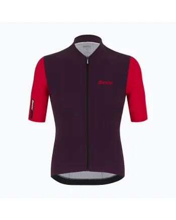 Tricou de ciclism pentru barbati,, Rosu/Negru