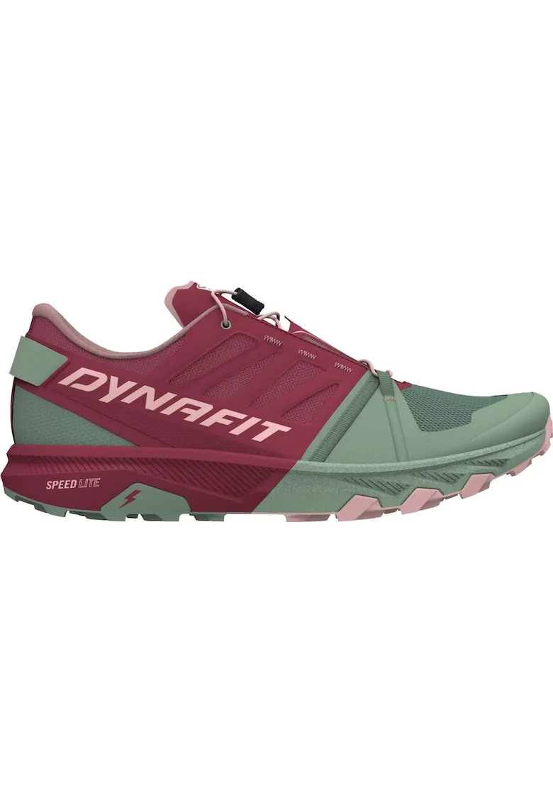 Pantofi alergare trail dama  Alpine Pro 2, Verde/Visiniu