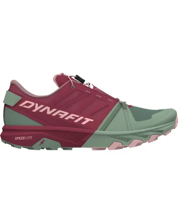 Pantofi alergare trail dama  Alpine Pro 2, Verde/Visiniu