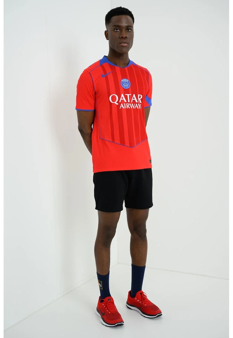 Tricou pentru fotbal Paris Saint-Germain 2025/26 Total 90, Rosu/Albastru royal