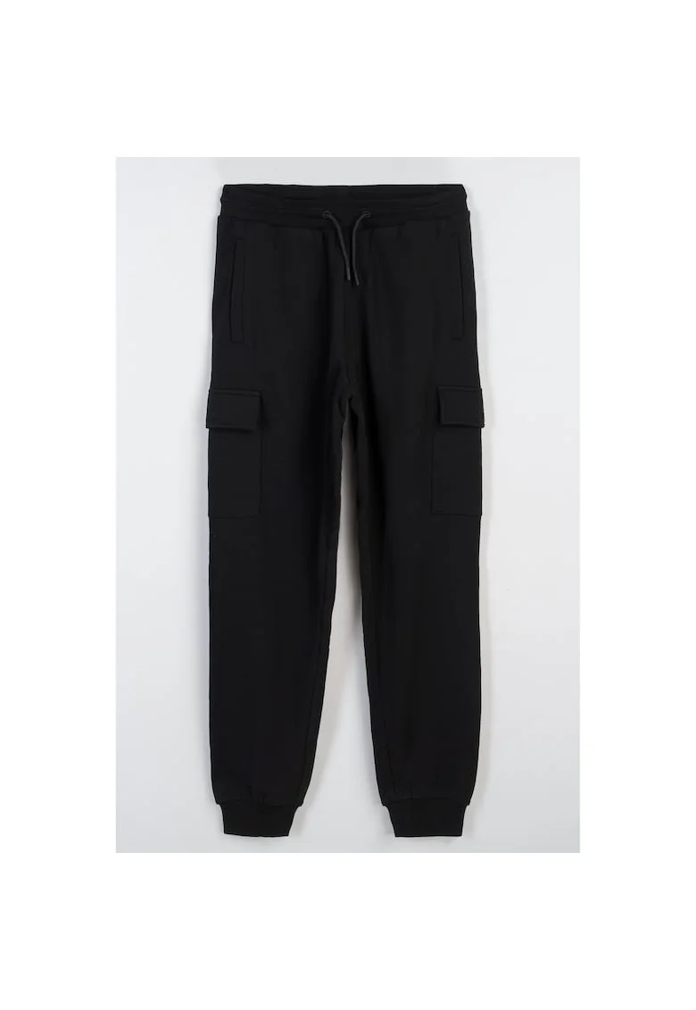 Pantaloni cargo cu talie ajustabila din bumbac