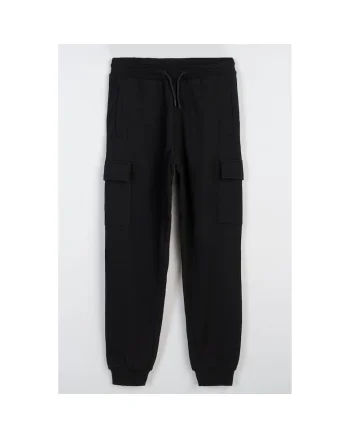 Pantaloni cargo cu talie ajustabila din bumbac