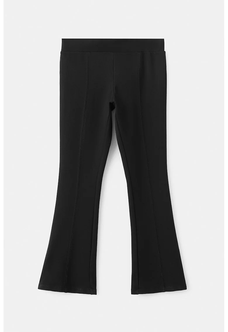 Pantaloni uni evazati, Negru