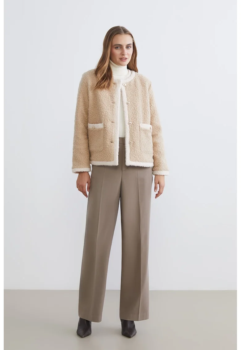 Jacheta regular-fit, Bej