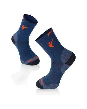 Sosete de drumetie pentru turism montan HIKING SOCKS, Albastru