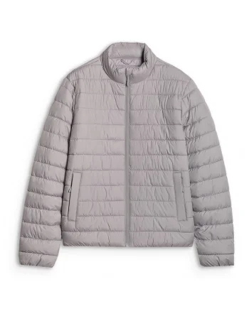 Geaca Puf Barbati  Gri Rip-Stop, Usoara, Izolatie Sintetica, Impermeabila, Multi Active Outdoor, AW25