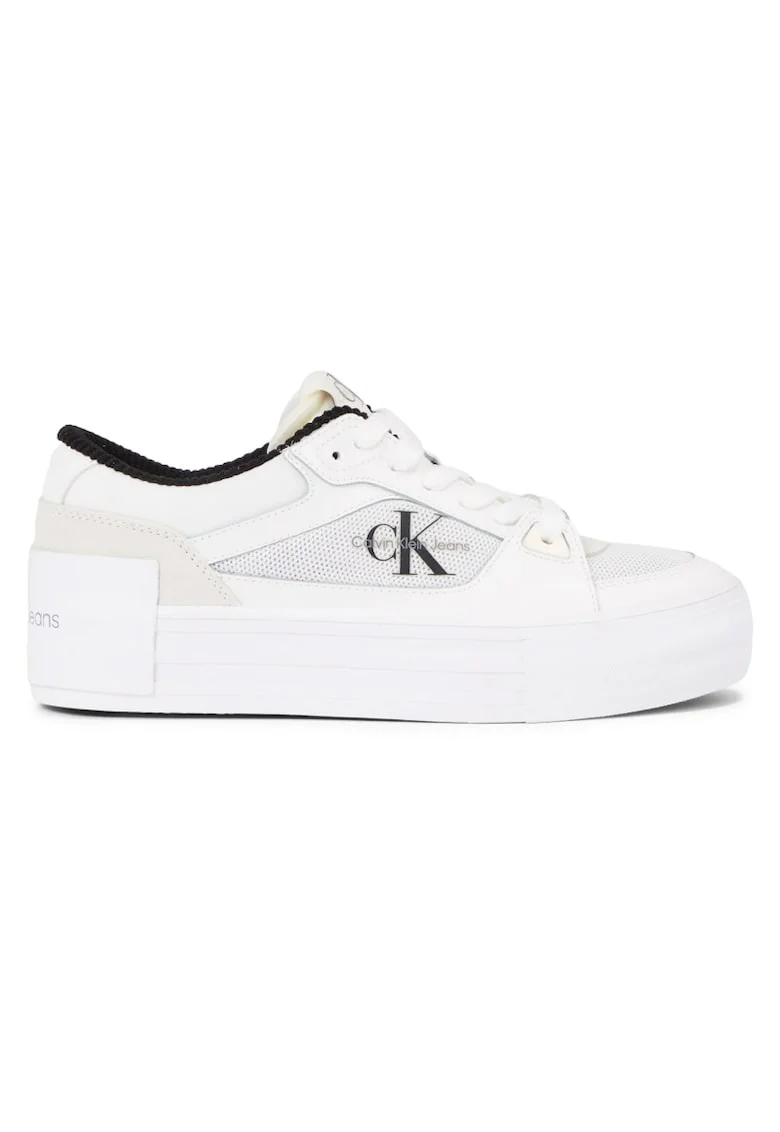 Pantofi Sport  Bold vulc FLATF laceUP leather Mix-YW0YW01174-YBR