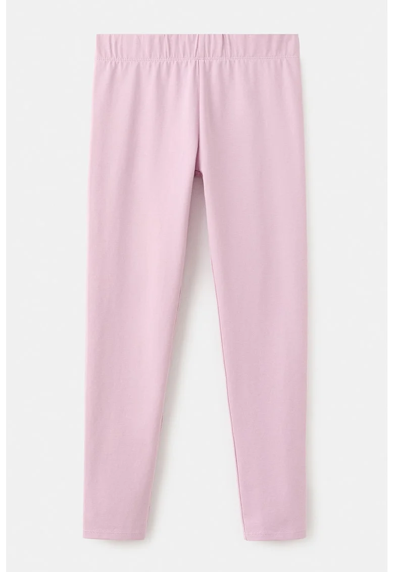 Colanti uni cu talie elastica, Roz deschis