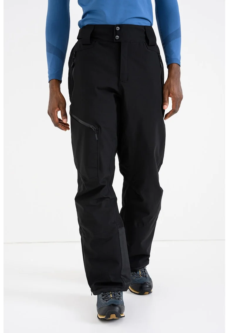 Pantaloni lejeri pentru schi si snowboard, Negru stins