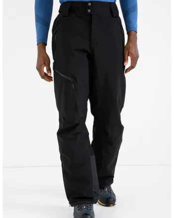 Pantaloni lejeri pentru schi si snowboard, Negru stins
