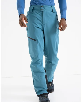 Pantaloni lejeri pentru schi si snowboard, Albastru petrol