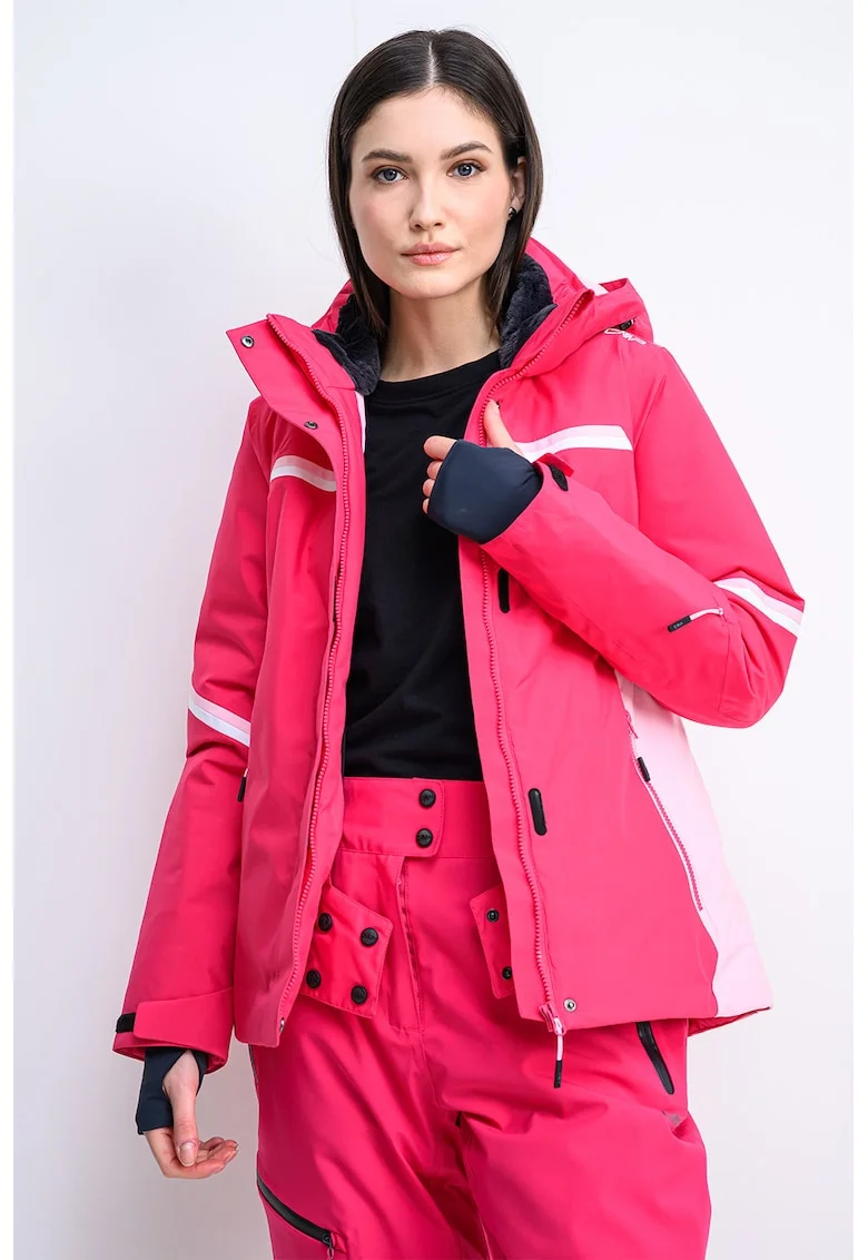 Geacacu gluga detasabila pentru schi, Fucsia