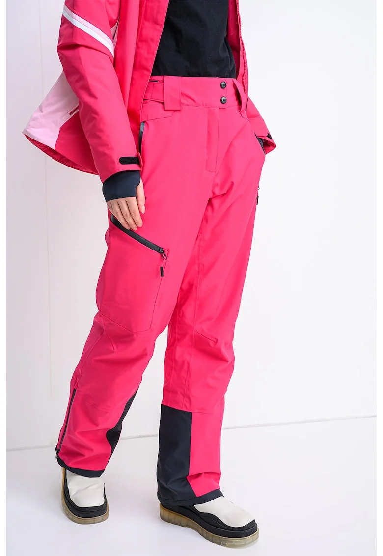 Pantaloni uni pentru schi si snowboard, Fucsia