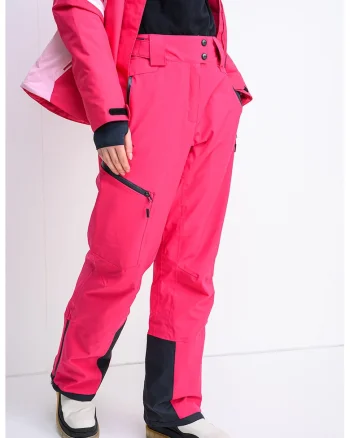 Pantaloni uni pentru schi si snowboard, Fucsia