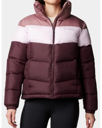 Geaca cu model colorblock Puffect™ II, Alb/Violet inchis