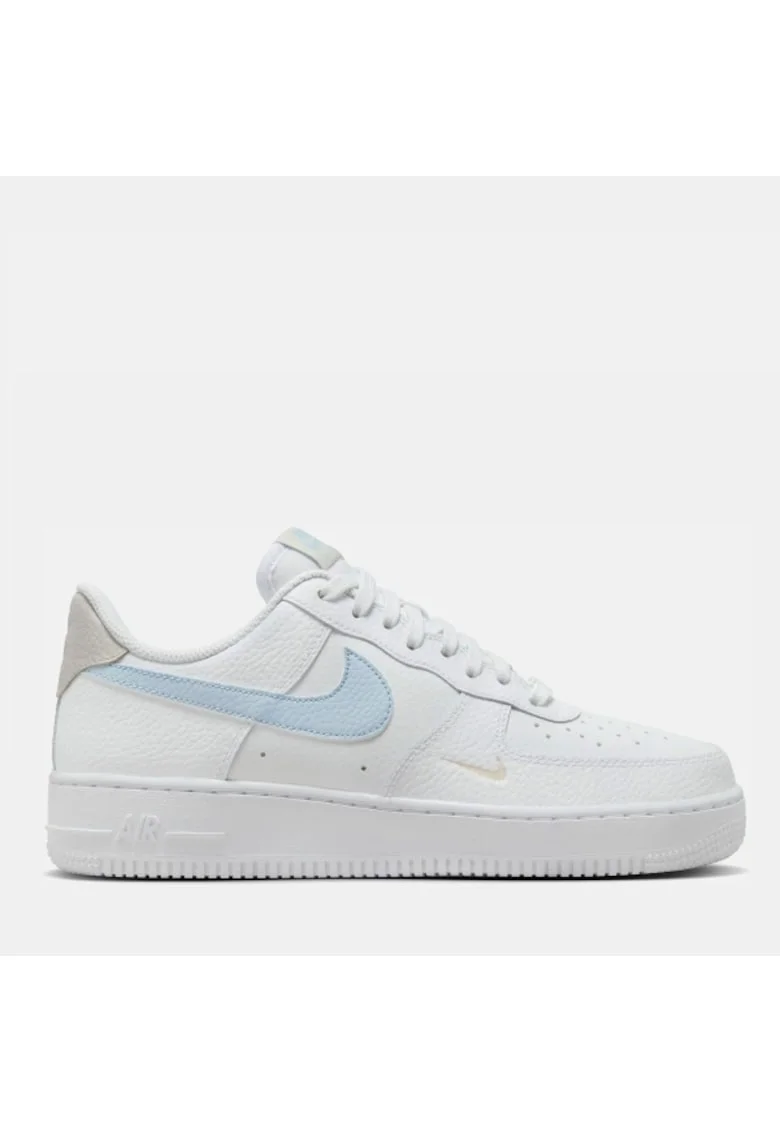 Pantofi sport Air Force 1 '07,  Sintetic, Alb/Cyan