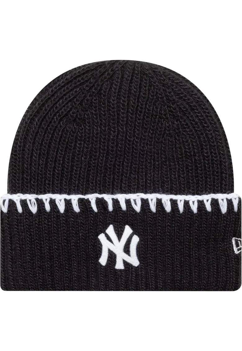 Caciula  Chunky Topstitch NY Yankees 53050, Negru