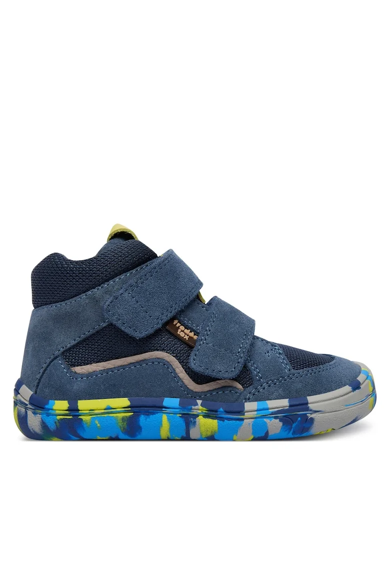 Ghete sport baieti  piele naturala, multicolor