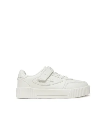 Pantofi sport copii,  MILENA, velcro, alb