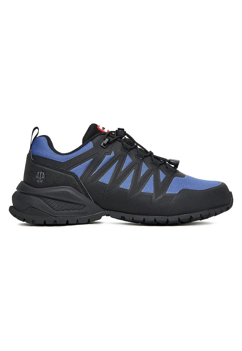 Pantofi sport barbati,  trekking, negru/albastru, textil