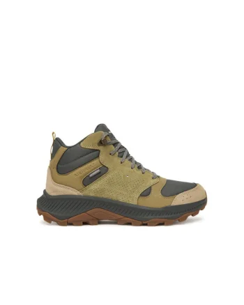 Ghete trekking barbati  Mountain Tempo Sol Mid, multicolor, piele naturala