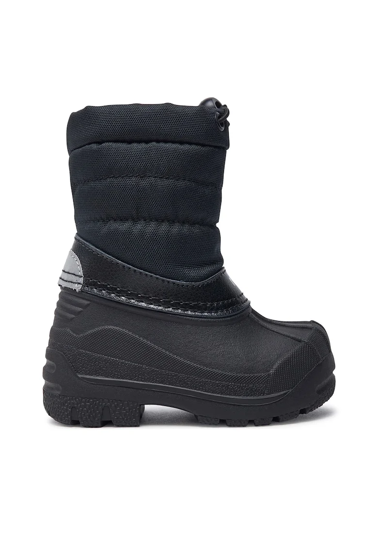 Cizme sport copii,  textil, negru