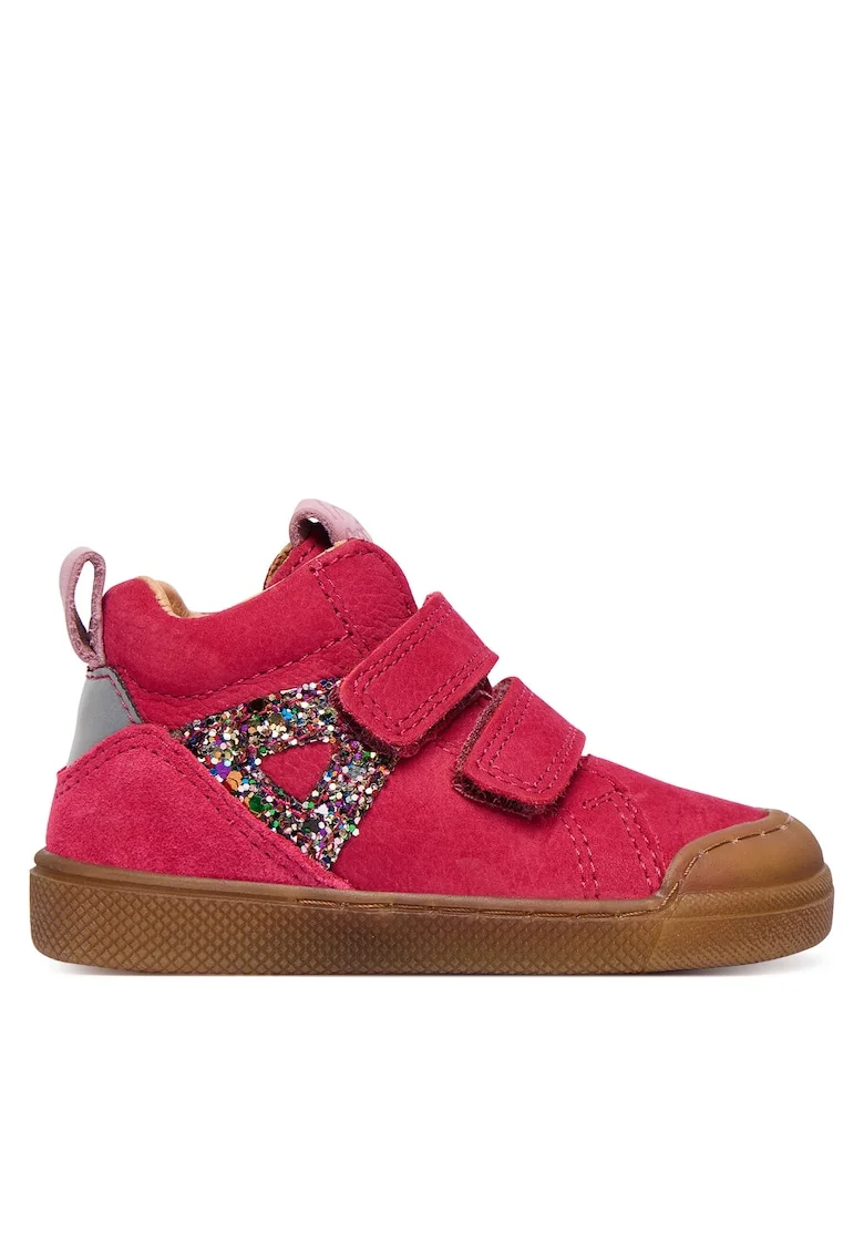 Ghete sport fete,  piele naturala, multicolor